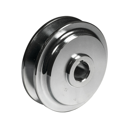 A & I PRODUCTS Pulley, 1V-Groove 4" x4" x2" A-GDR5001
